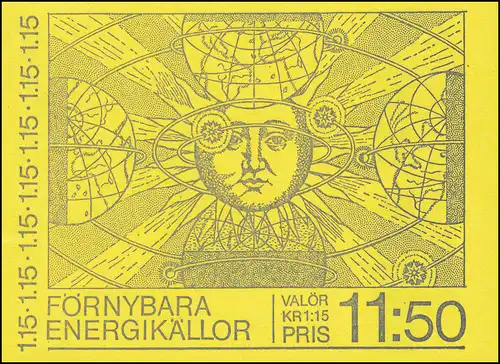 Markenheftchen 77 Regenerative Energiequellen, **