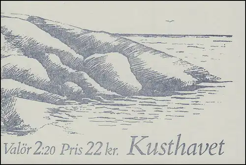 Markenheftchen 130 Natur - Küstengewässer Seeadler Kegelrobbel, **