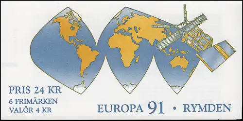 Markenheftchen 159 Europa / CEPT - Europäische Weltraumfahrt, **