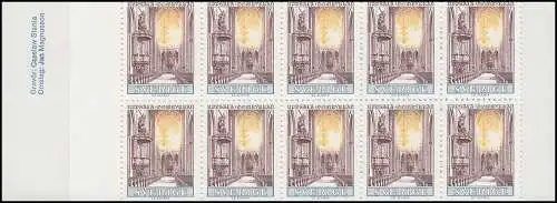 Carnet d'essai Domkirche Uppsala sans valeur 10 timbres 576 multicolores, **