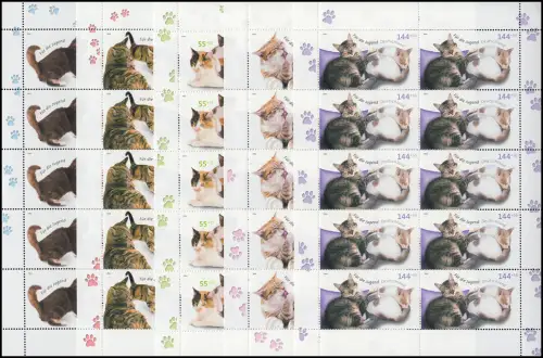 2402-2406 Jeunesse 2004 Chats - 10ème lot de bogues ** post-fraîchissement