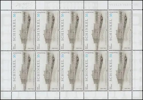 2527 Architecte et peintre Karl Friedrich Schinkel - Bogen 10 ** post-fraîchissement