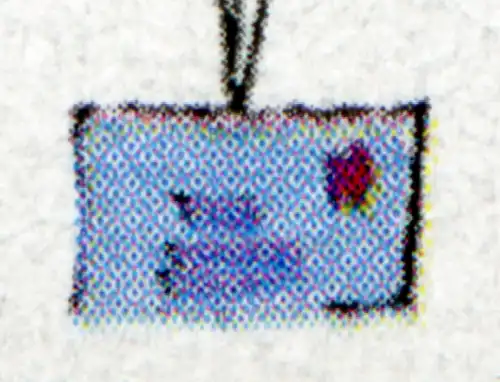 Bloc 40 Pour nous enfants 1997 avec PLF haut à gauche bord supérieur cassé **