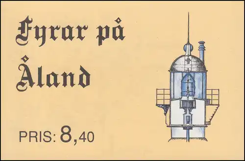 Aland Markenheftchen 1 Leuchttürme, postfrisch **