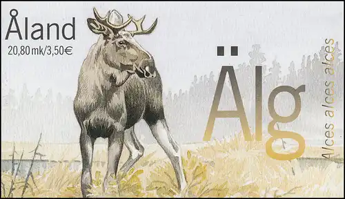 Aland-Markenheftchen 8 Der Elch, postfrisch **