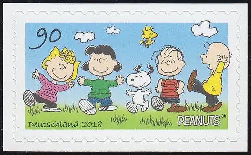 3372 Die Peanuts-Rasselbande, selbstklebend auf neutraler Folie, **