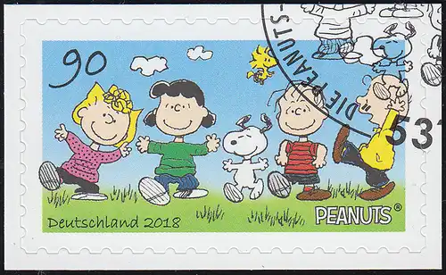 3372 Les bandes de bande de Peanuts autocollantes sur film neutre EV-O Bonn 1.3.18