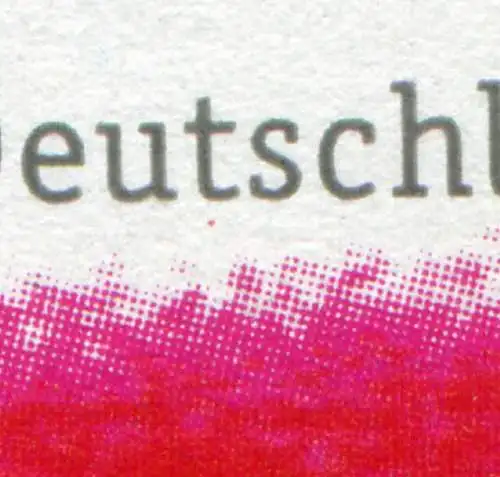 2223 Marque de voeux PLF point rouge sous t de l'Allemagne, champ 2 - Bogen 10 **