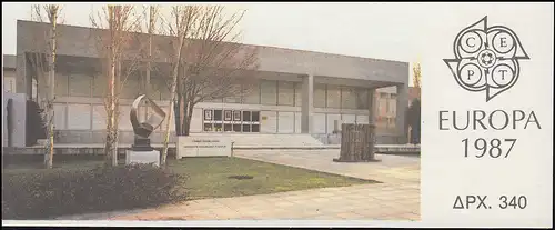 Grèce Carnets de marques 6 Europe 1987, ** frais de port