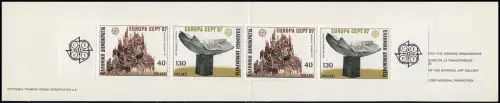 Grèce Carnets de marques 6 Europe 1987, ** frais de port