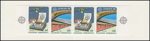 Griechenland Markenheftchen 8, Europa 1988, ** postfrisch