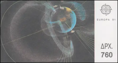 Griechenland Markenheftchen 14 Europa 1991, ** postfrisch