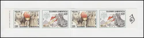 Grèce Carnets de marques 20 Europe 1997, ** frais de port