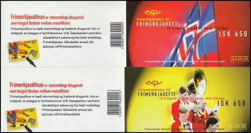 Island Markenheftchen 890-891 Europa - Nationale Feste und Feiertage, MH-Paar **