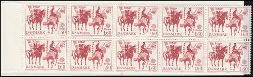 Danemark Carnets de marques 730 Europe - Folklore, ** Postfraîchissement