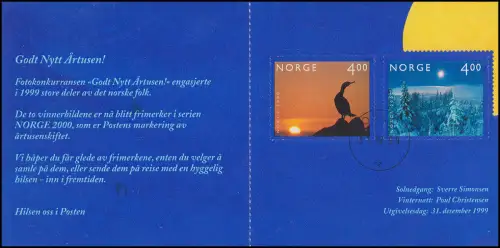 Livret de la Norvège II 1335-1336 Premier millénaire, 1x2 Marques, ET-O