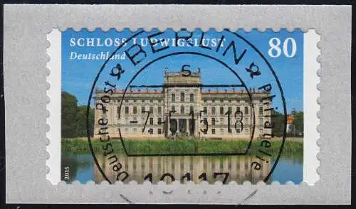 3128 Schloss Ludwigslust selbstklebend von der Rolle, VS-O Berlin 7.5.15