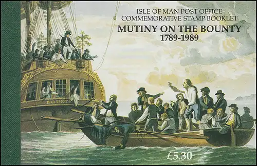 Île de Man Carnet 18, Bounty - Mutiny on the Bountry, ** Postfraîchissement