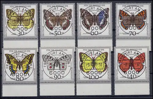 1512-1519 Papillons en sous-rand avec le premier jour de VS-Templier Francfort