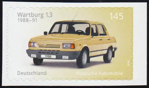 3378 Automobiles - Wartburg 1.3. autocollants en FB 76, **