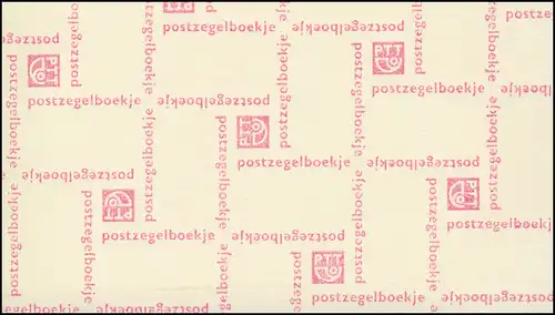 Carnets de marque 10x Juliane et chiffre 1971, PB 10-a, rose, mat, 8 mm, **