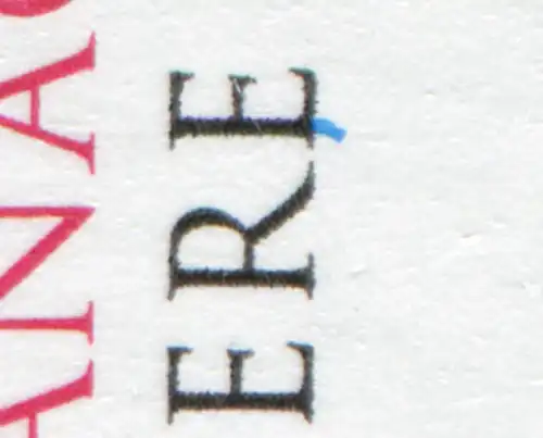 3181I Lucas Cranach le plus jeune: ligne bleue au-dessous de la 2ème E dans JÜNGERE, case 8 **