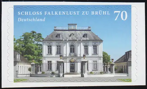 3389 Schloss Falkenlust zu Brühl, selbstklebend aus FB 77, **