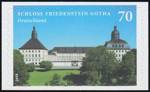 3388 Schloss Friedenstein zu Gotha, selbstklebend auf neutraler Folie, **