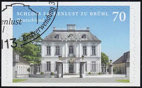 3389 Château Faucon en brun, autocollant sur film neutre, EV-O Bonn