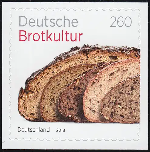 3390 Deutsche Brotkultur, selbstklebend auf neutraler Folie, **