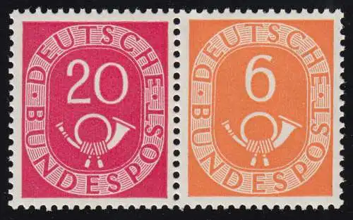 W3 Impression post-posthorn, frais ** / MNH