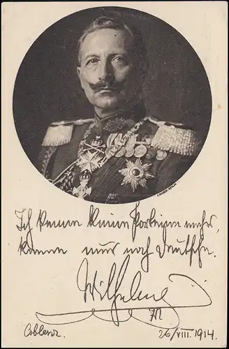 Belgique 2 Germania sur Croix-Rouge - AK Kaiser Wilhelm Feldpostamt 9.1.15