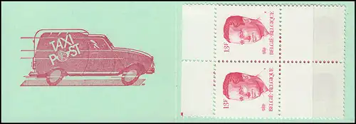 Livret de la Belgique 2255 Roi Baudouin - Taxipost 1986 **