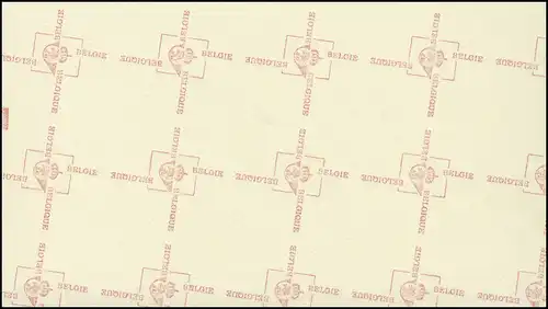 Belgien-Markenheftchen 23 Löwe und König Baudouin 20 Franc 1972, mit ZB **