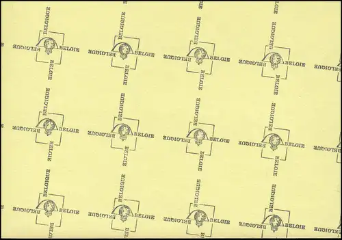 Livret de la Belgique 2165 Roi Baudouin - mariage Postogram 1984, **
