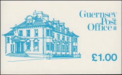 Guernsey Markenheftchen 18 Münzen States Office 1983, **