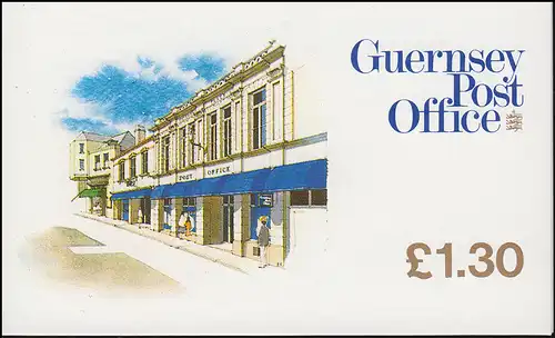 Guernesey Carnet de marques 21 Vues Bureau principal de poste 1984 **