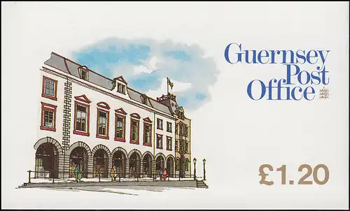 Guernsey Markenheftchen 22 Ansichten French Halles 1985 **