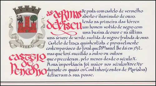 Livret de la marque portugaise 1758 BuS Kastellal Penedono, ESSt 1.7.88