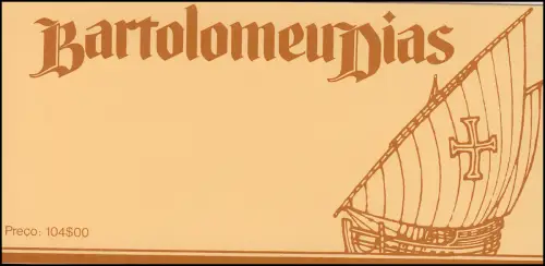 Livret de marques Portugal 4 Voyage de Bartolomeu Diaz, frais de port