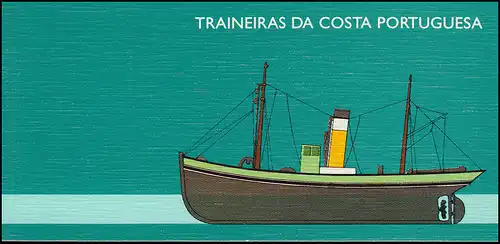 Portugal-Markenheftchen 10 Küstenfischerei Schleppnetzschiffe 1993, postfrisch