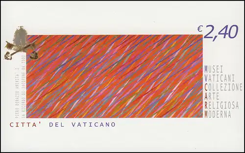Carnets de marque du Vatican 0-12 Peintures modernes, **