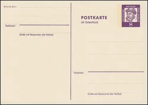 P 59 - Gutenberg 8/8 Pf Grotesk - blanc **