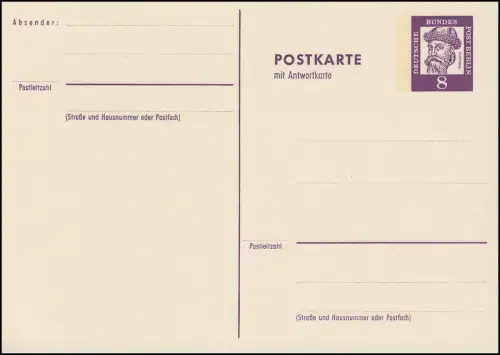 P 59 - Gutenberg 8/8 Pf Grotesk - blanc **