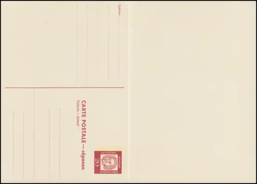 P 61 - Bach 20/20 Pf Grotesk - blanc **