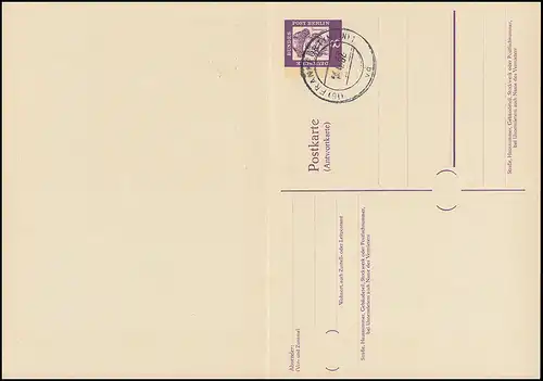 P 53 - Gutenberg 8/8 Pf Antiqua, VS-O Frankfurt / Main