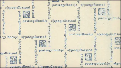 Carnet de marque 2 Reine Juliane et chiffre 1964 UV mat, couvercle bleu **