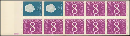 Carnet de marque 3 Reine Juliane / chiffre, trait de marquage 6 mm, **