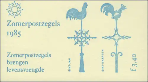 Markenheftchen 32 Sommermarken - Bauwerke 1985 - PB 31, Helecon-Beschichtung **