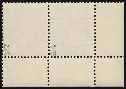 374X II DV Plan quinquennal Odr. 35 Pf Couple d'angle R1-2 Note de pression, ** p. PAUL BPP